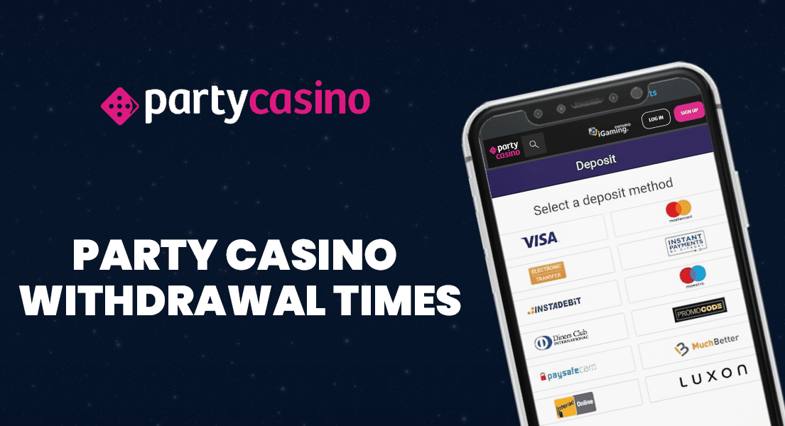 party casino withdrawal times