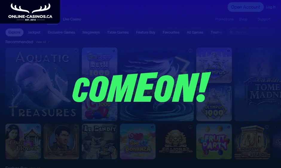 comeon! ontario logo