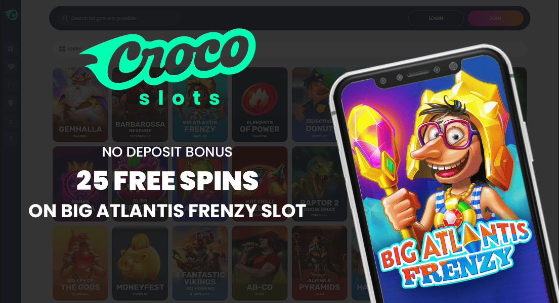 crocoslots casino free spins no deposit bonus