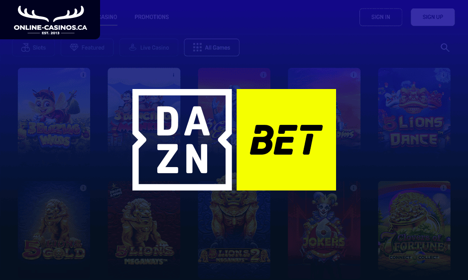 dazn bet casino ontario logo