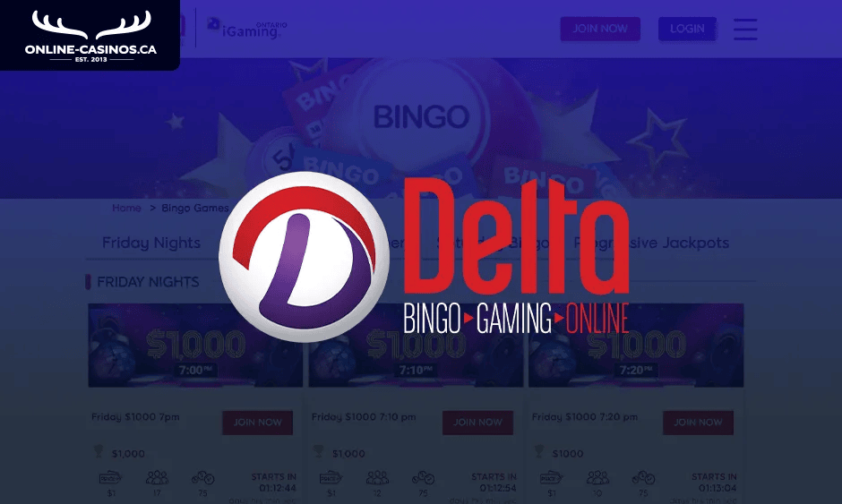 delta bingo casino ontario logo
