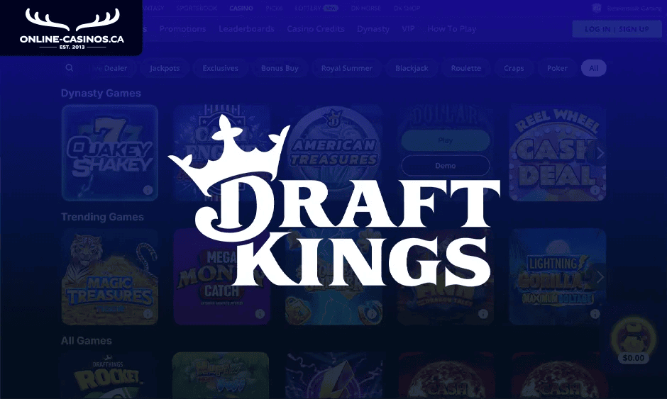 draftkings casino ontario logo