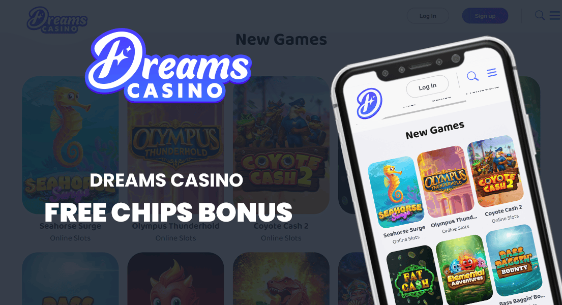 dreams casino free chip bonus