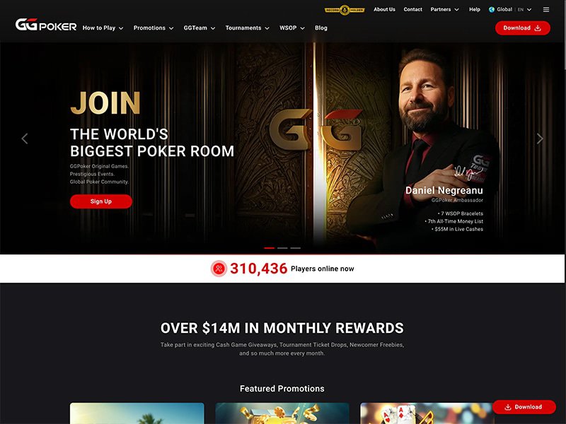 GGPoker Casino Alberta website