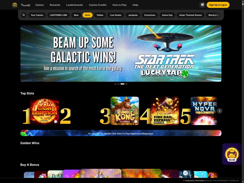 Golden Nugget Alberta website