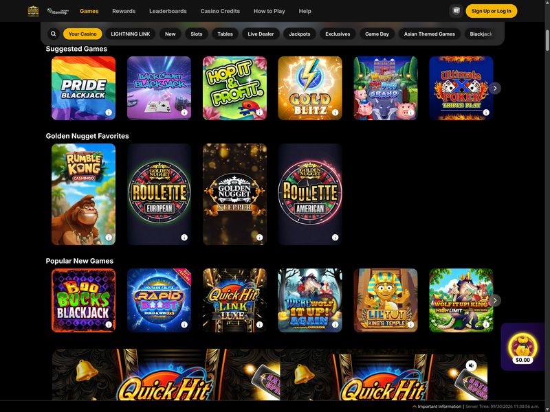 Golden Nugget Alberta games