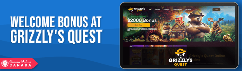 bonus grizzlys quest casino