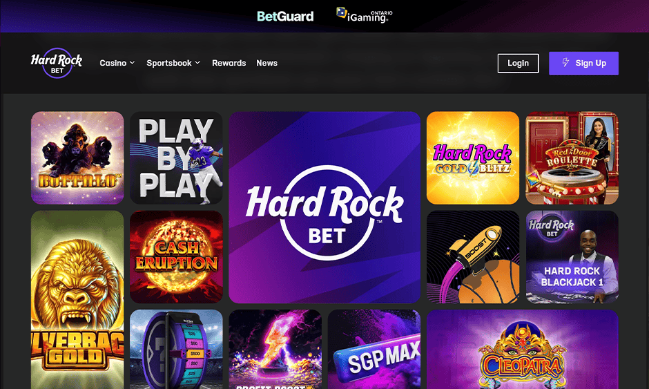 hard rock casino ontario games screenshot