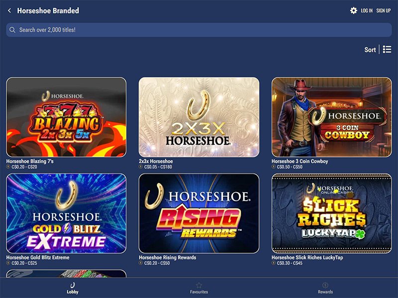 Horseshoe Casino Alberta games