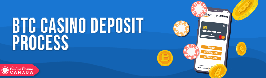 how to make crypto deposits at an online casino