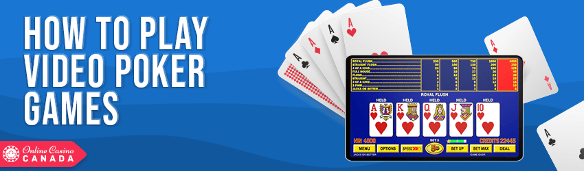 how to play video poker