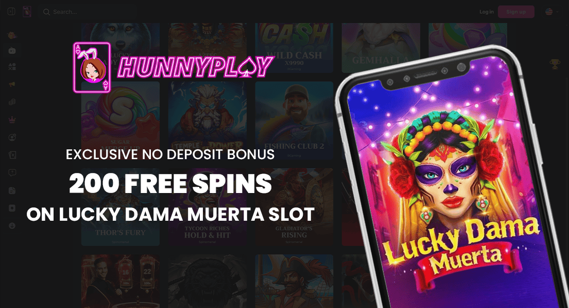 hunnyplay casino free spins no deposit bonus