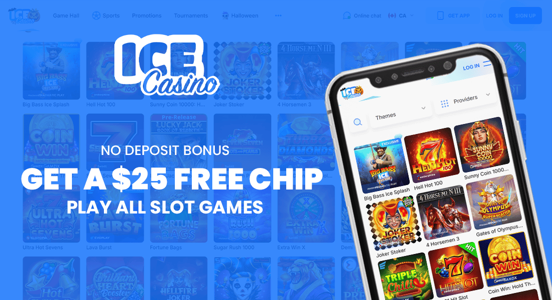 ice casino 25 free spins no deposit