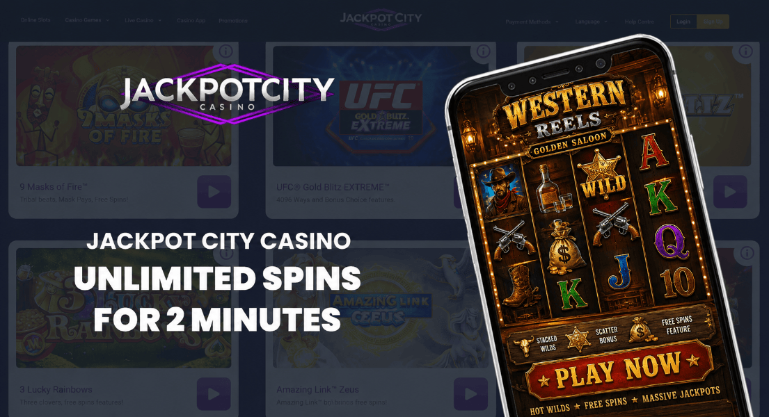 jackpot city free spins bonus