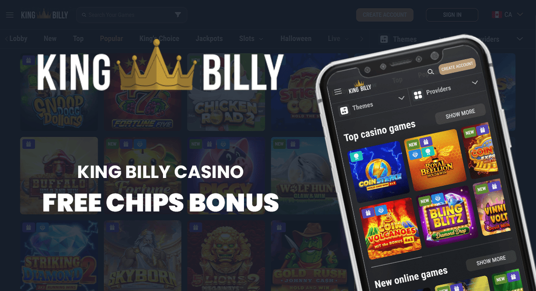 king billy casino free chip bonus