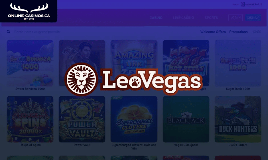 leovegas casino ontario logo