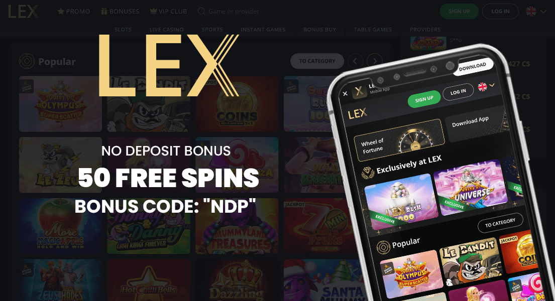 lex casino free spins no deposit