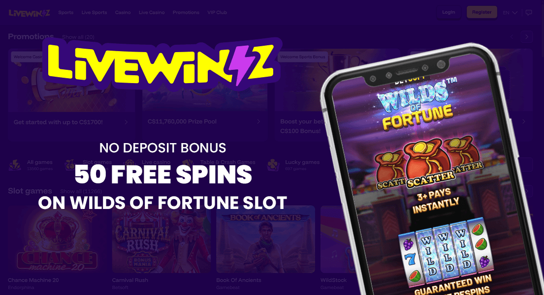 livewinz casino free spins no deposit bonus
