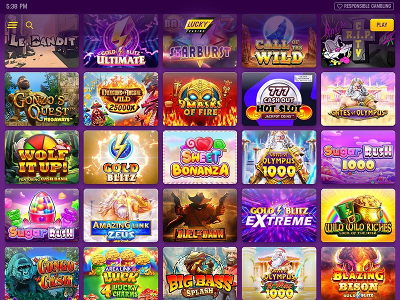 Lucky Casino Alberta games