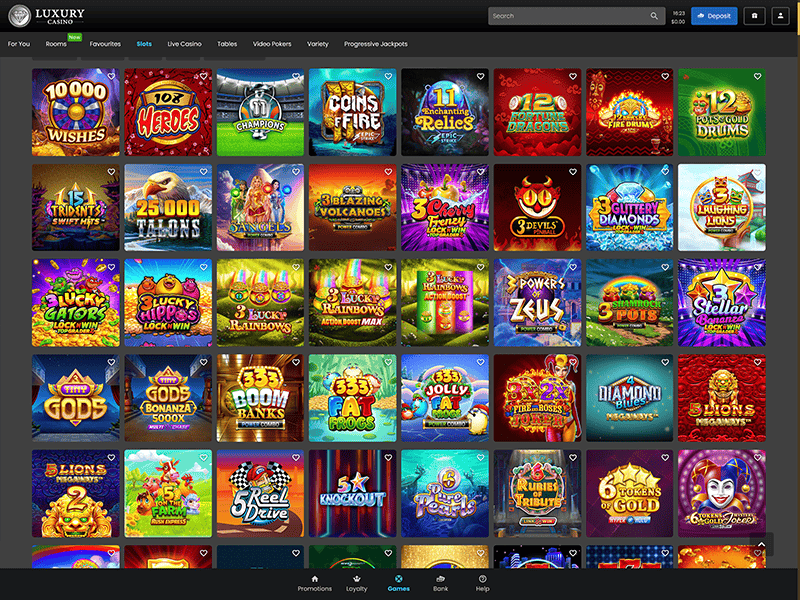 Luxury Casino Alberta games