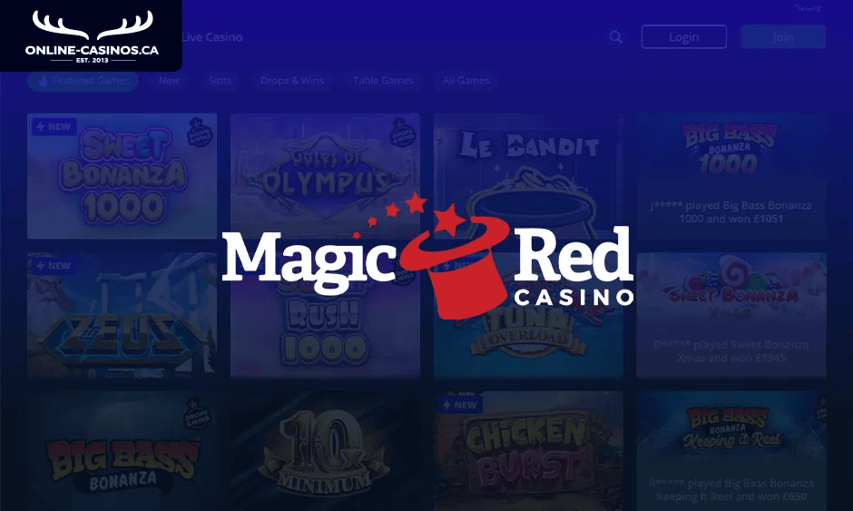 magic red casino ontario logo
