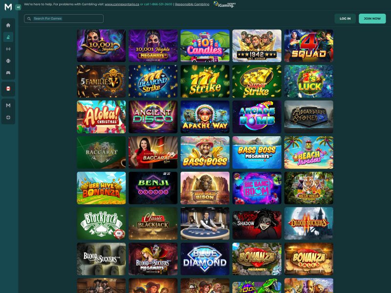 Maverick Casino Alberta games