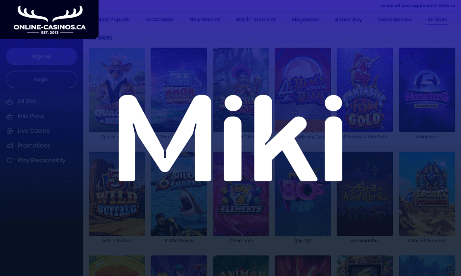 miki casino ontario logo