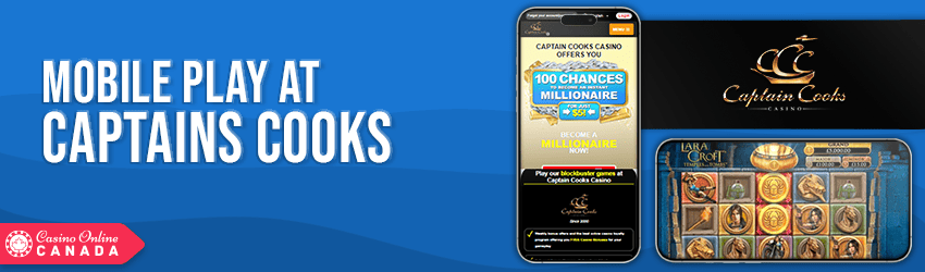 Captain Cooks Casino Mobile