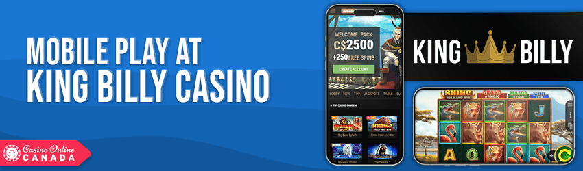 King Billy Casino Mobile