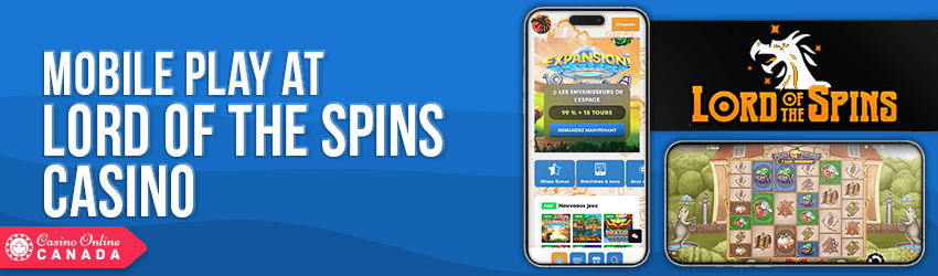 Lord of the Spins Casino Mobile