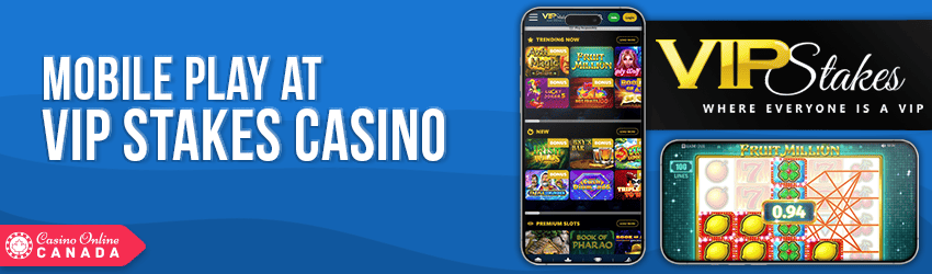 VIPStakes Casino Mobile