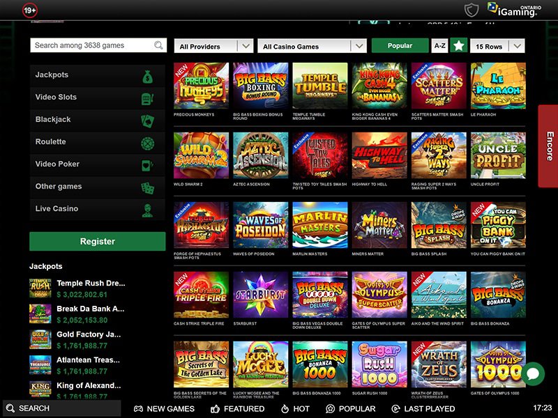 Mr Vegas Casino Alberta website