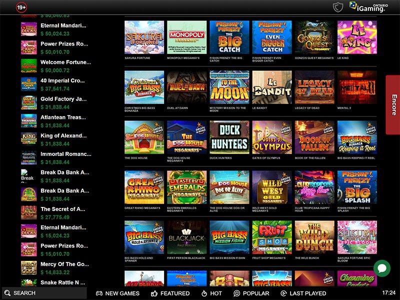 Mr Vegas Casino Alberta games