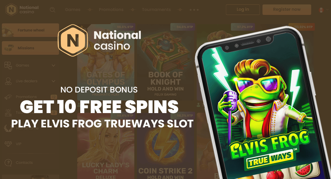 national casino 10 free spins no deposit