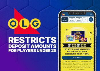 olg restricts deposit amounts for players under 25