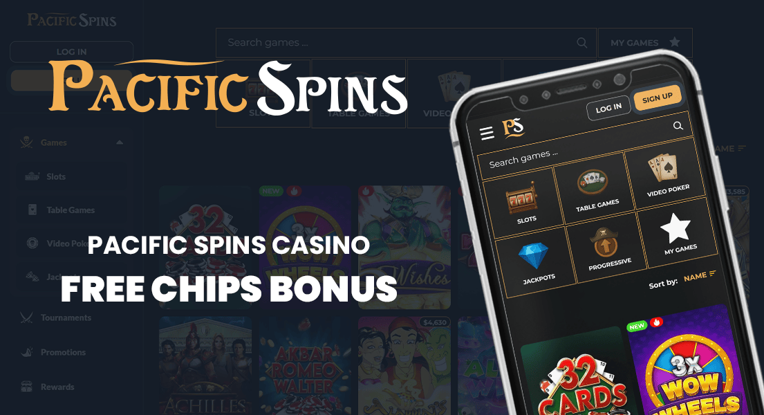 pacific spins casino free chip bonus