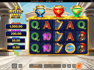 3 Mystic Urns Hold and Win