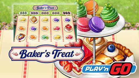 Play'n GO Casinos release new Baker's Treat slot