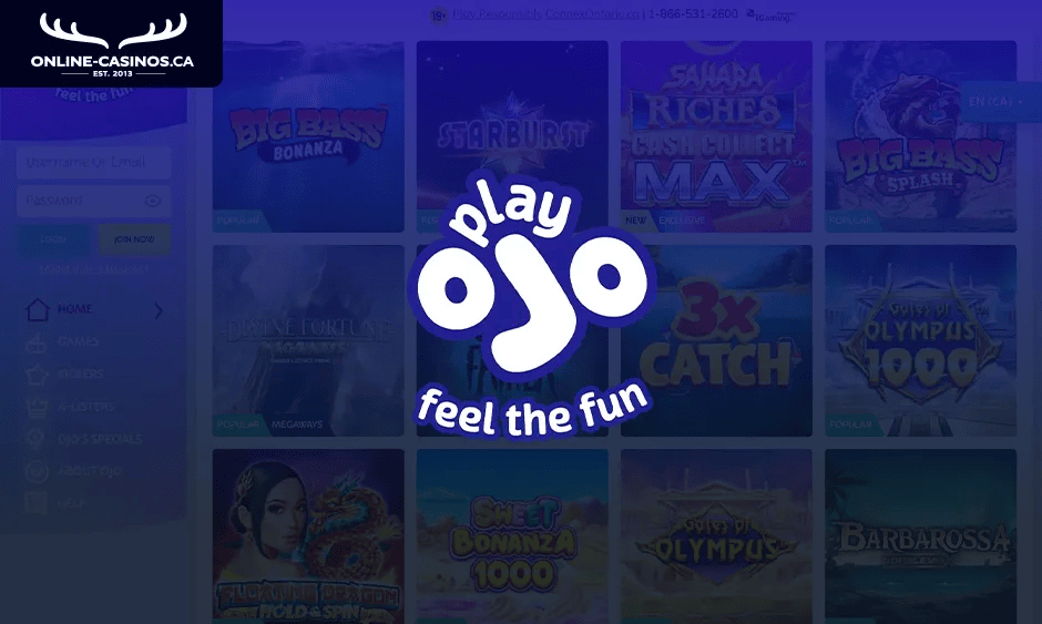 playojo casino ontario logo