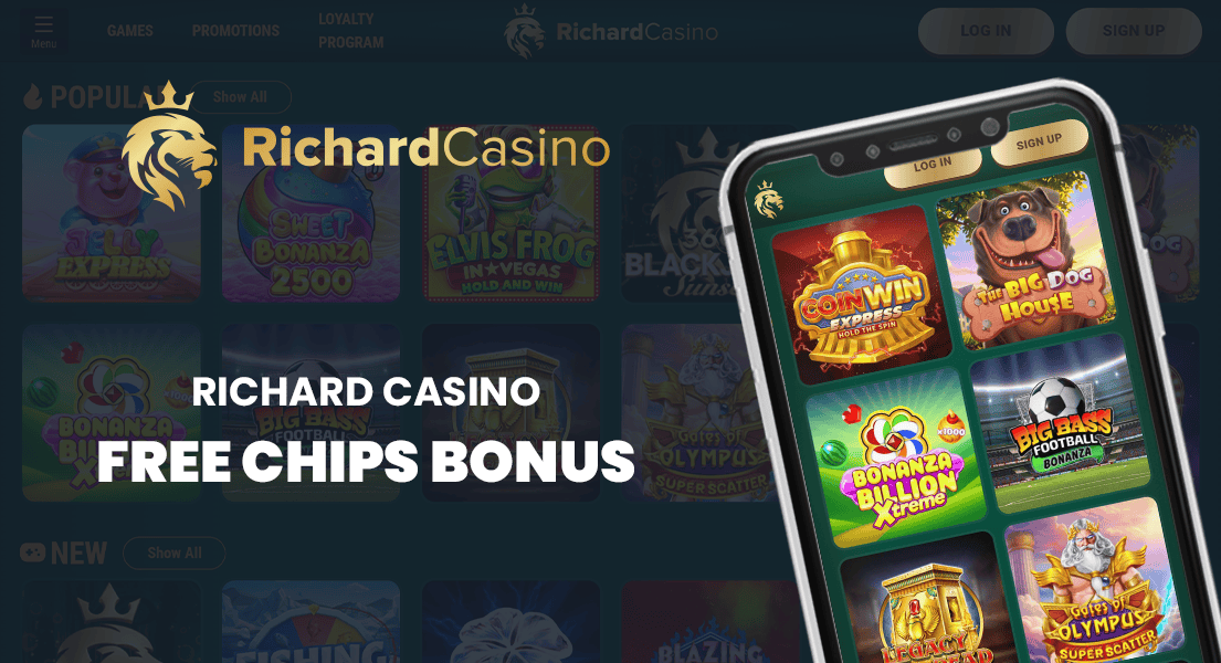 richard casino free chip bonus