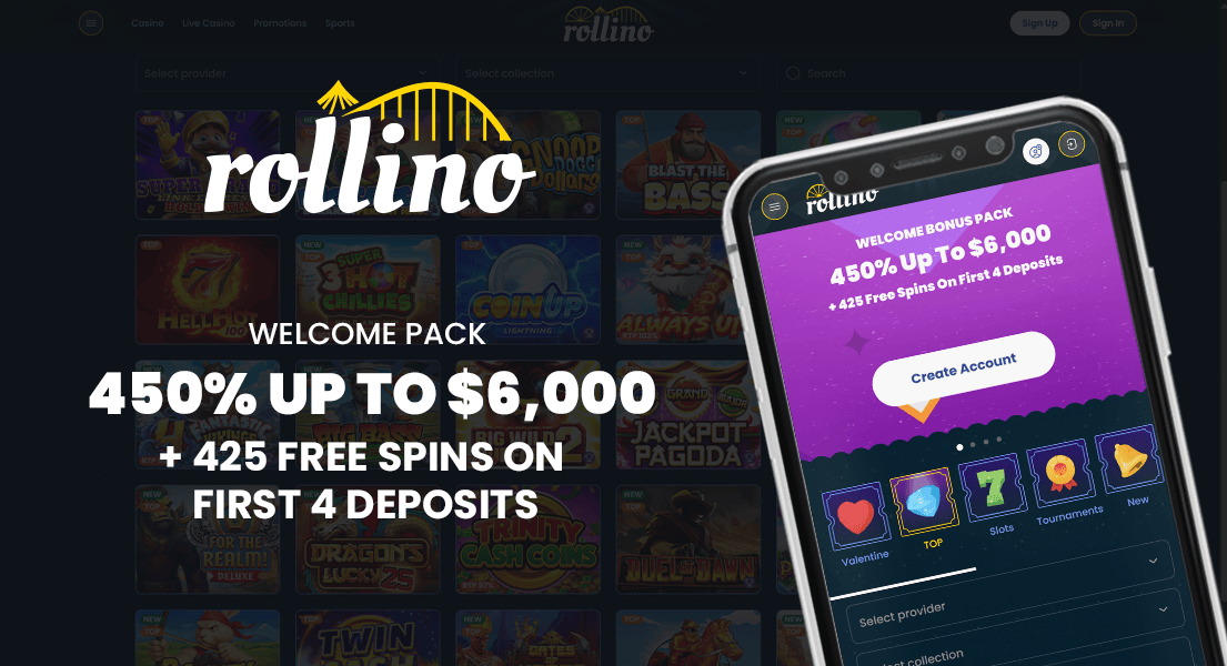 rollino casino free spins no deposit