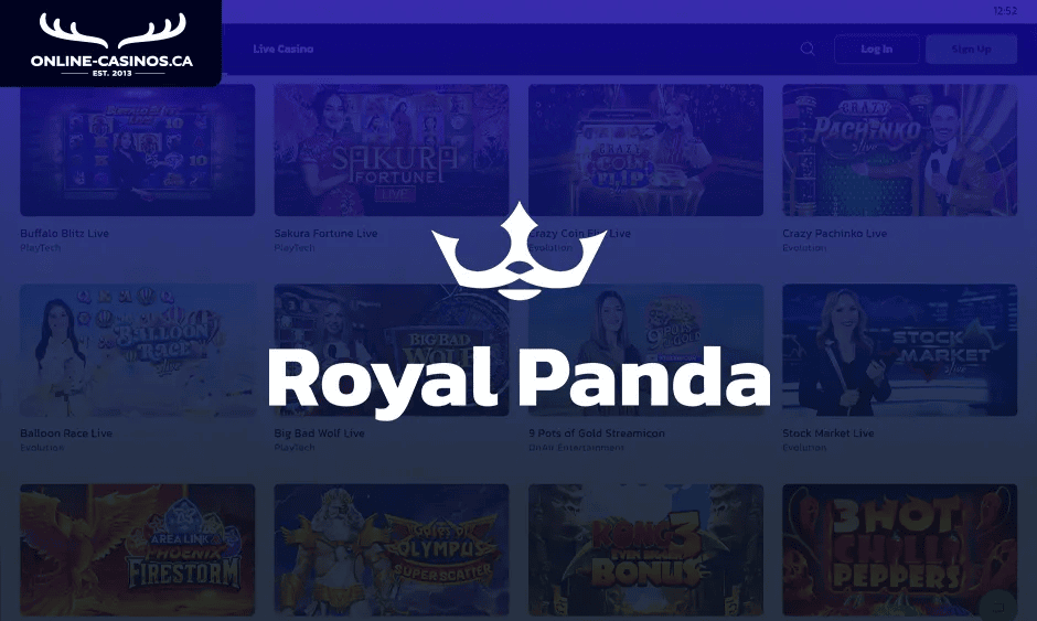 royal panda casino ontario logo