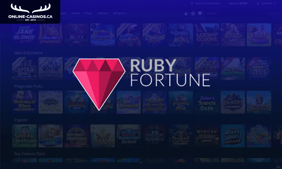 ruby fortune casino ontario logo