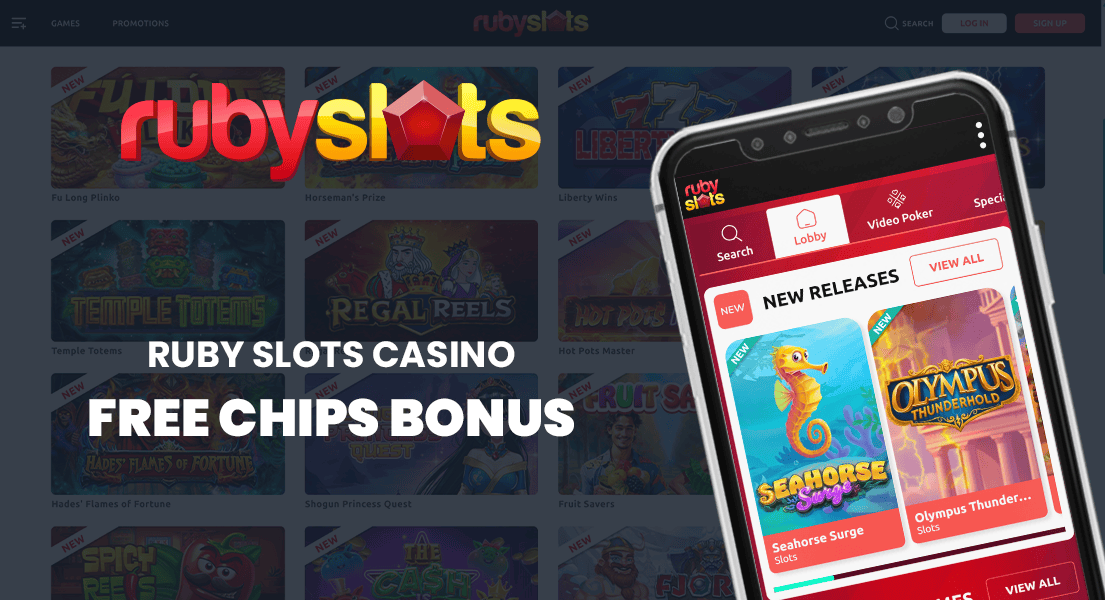 ruby slots free chip bonus