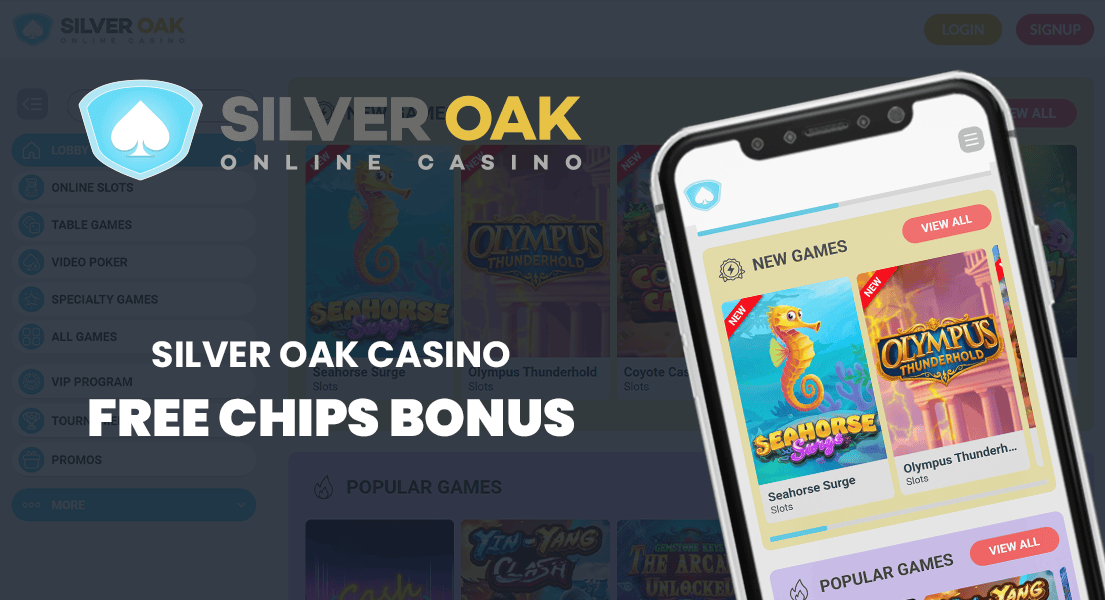 silver oak casino free chip bonus
