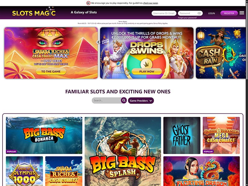 Slots Magic Casino Alberta website