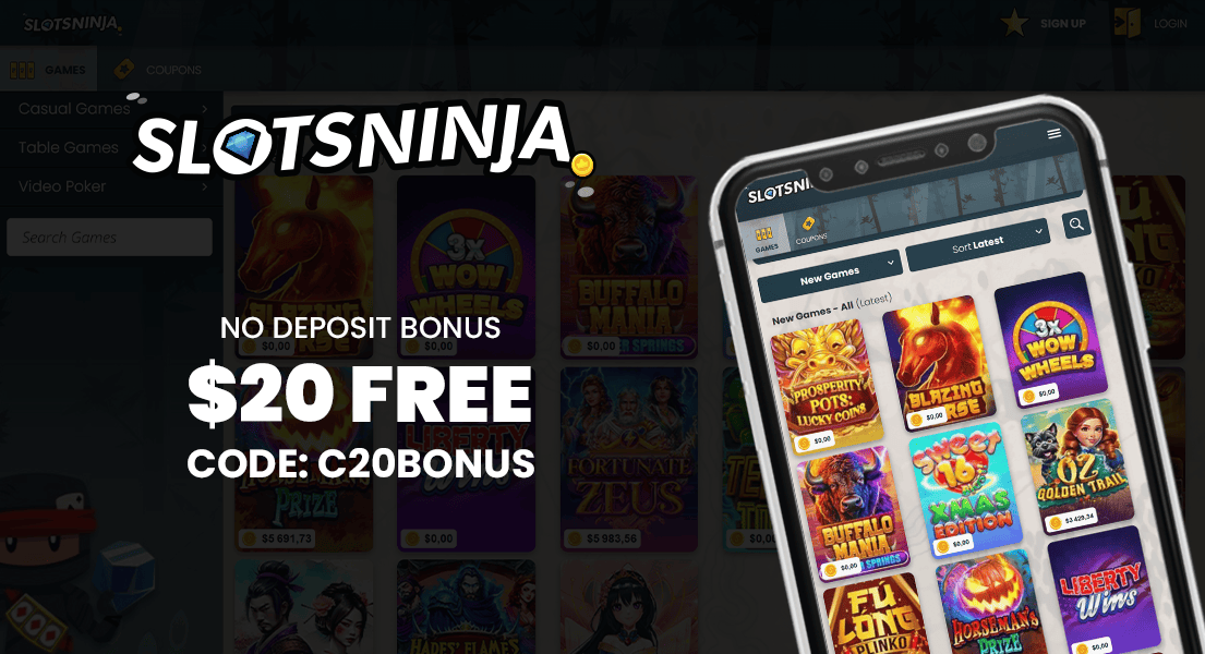 slots ninja casino free spins no deposit bonus