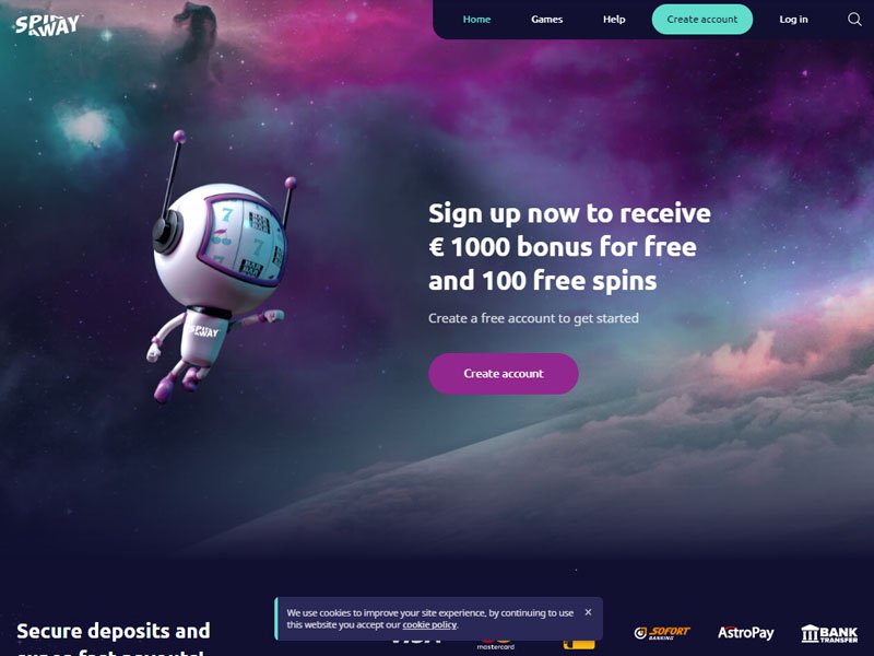 Spin Away Casino Alberta website