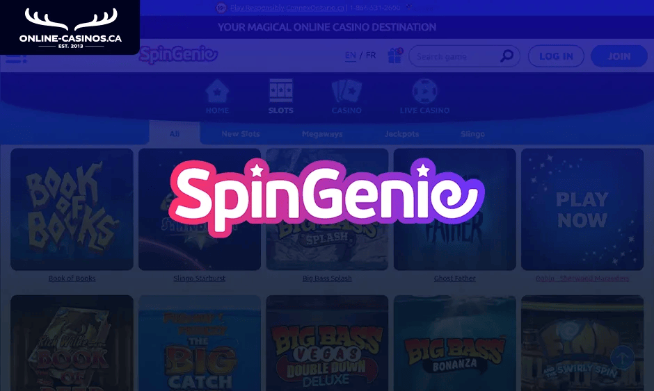 spin genie ontario logo