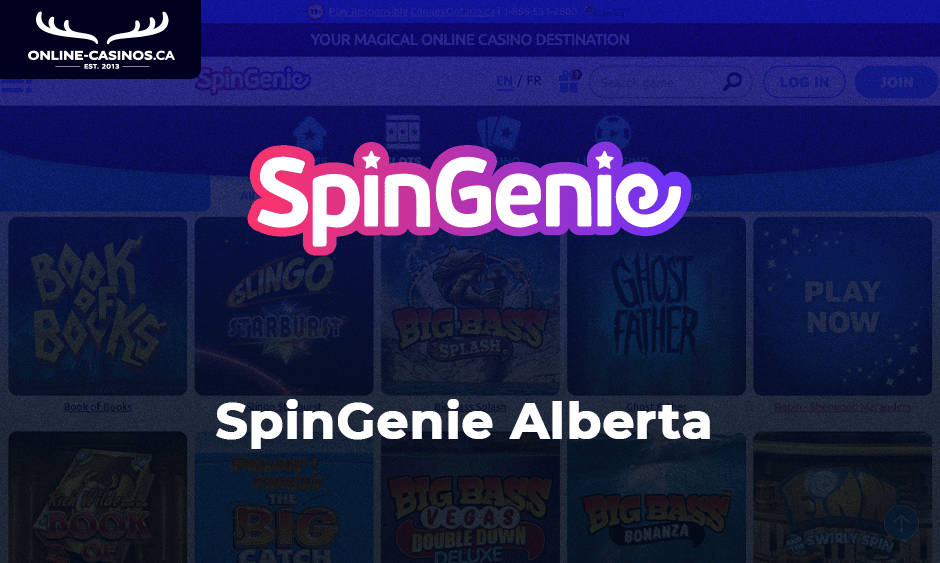 spin genie casino alberta logo